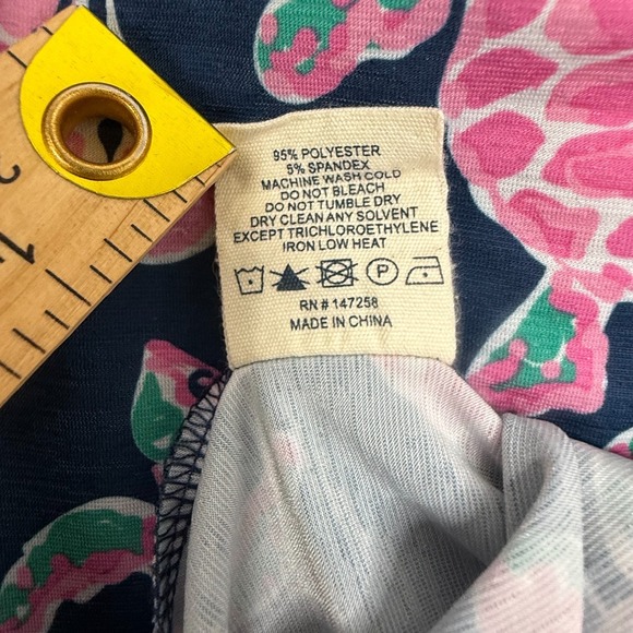 SIMPLY SOUTHERN WOMEN'S BLUE OFF SHOULDER BLOUSE TURTLE PRINT‎ SIZE L - Picture 7 of 7